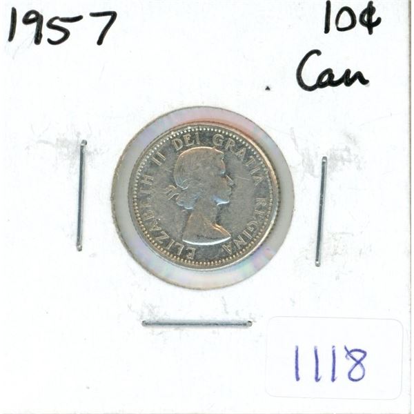 1957 Canadian Ten Cent