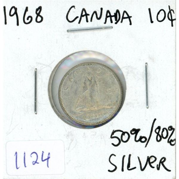 1968 Canadian Ten Cent