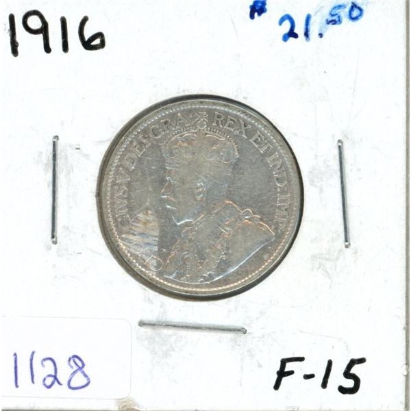 1916 Canadian Twenty-Five Cent