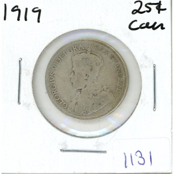 1919 Canadian Twenty-Five Cent