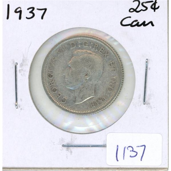 1937 Canadian Twenty-Five Cent