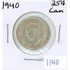 Image 1 : 1940 Canadian Twenty-Five Cent