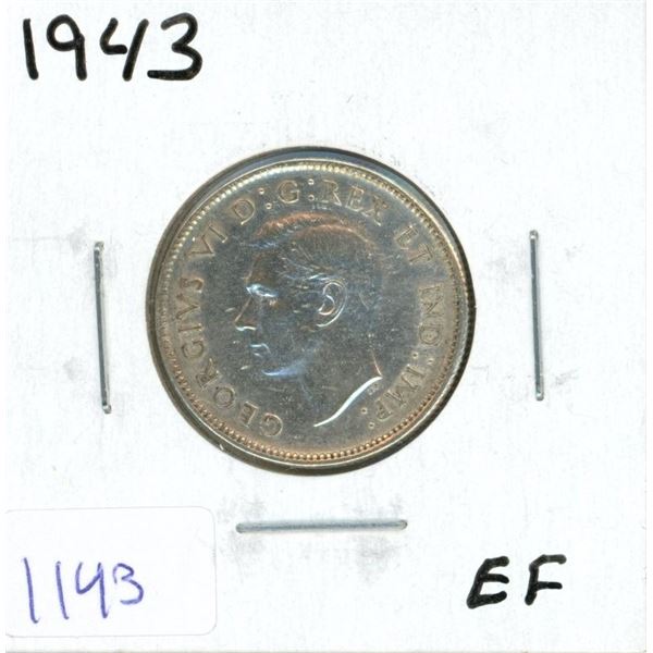 1943 Canadian Twenty-Five Cent
