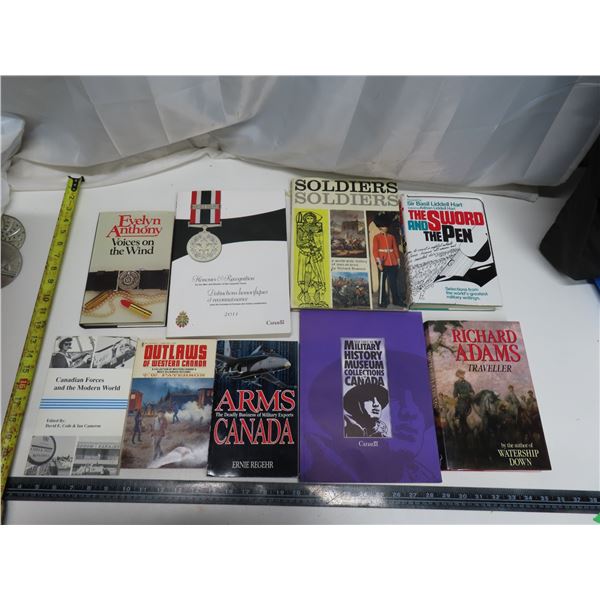 Military-related book lot