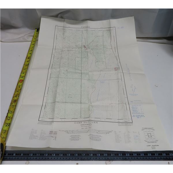 Camp Dundurn topographic map (1949)