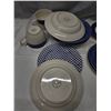 Image 2 : Eaton Home Dishes, 4 Plates, 3 Saucers, 4 Cups, 4 Side Plates.