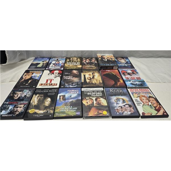 24 VARIOUS DVD'S