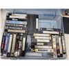 Image 2 : BLUE CASE WITH VHS TAPES.