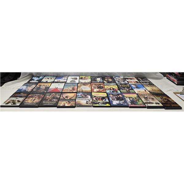 30 VARIOUS DVD'S