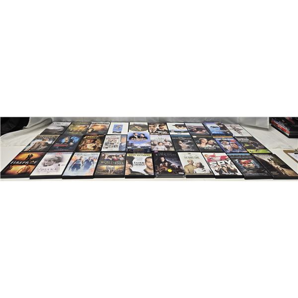 30 VARIOUS DVD'S