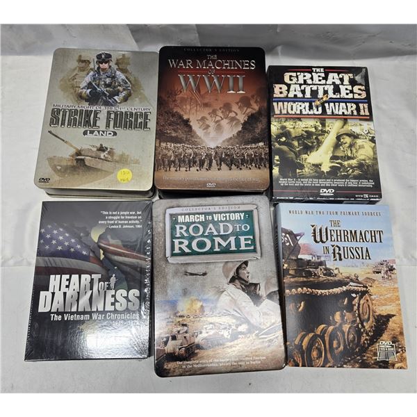 WORLD WAR HISTORY 6 BOX SETS.