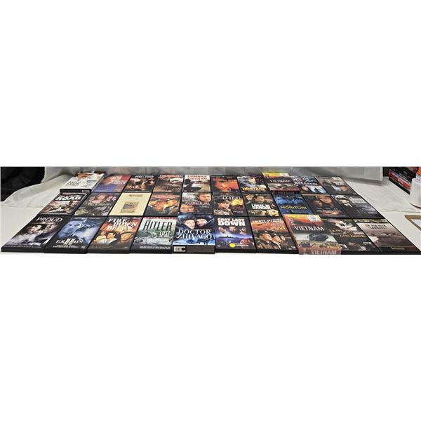 30 VARIOUS DVD'S
