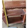 Image 1 : side table with a magazine holder 23 1/2"X 19 1/2"X 12 1/2"
