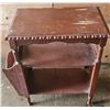 Image 2 : side table with a magazine holder 23 1/2"X 19 1/2"X 12 1/2"