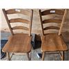Image 1 : 2 wooden chairs