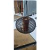 Image 1 : wicker hanging light