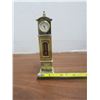 Image 1 : 1988 miniature brass grandfather clock by circa