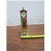 Image 2 : 1988 miniature brass grandfather clock by circa