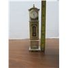 Image 3 : 1988 miniature brass grandfather clock by circa