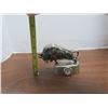 Image 3 : miniature bull statue clock JAS