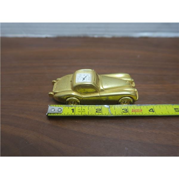 alpine royals royce model car miniature clock