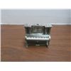 Image 4 : vintage timex silver tone upright mini piano clock