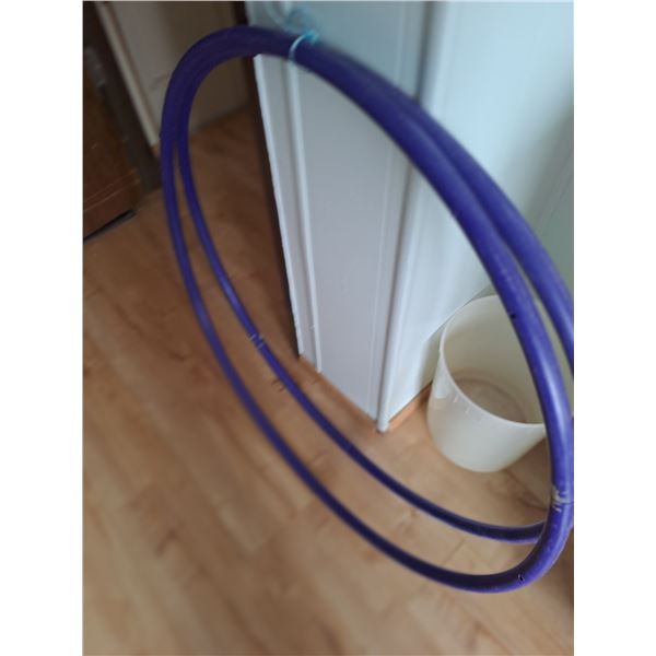 Two Vintage Hula Hoops