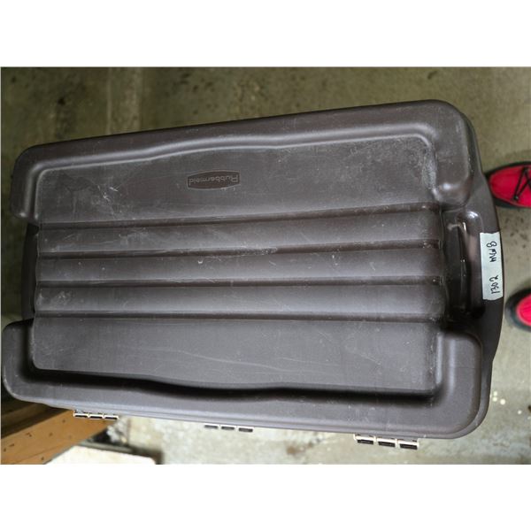RUBBERMAID BIN WITH LID 114 L