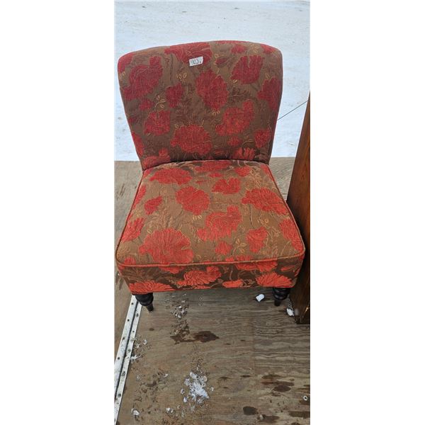 floral chair