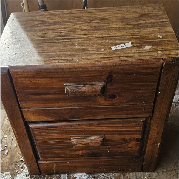 small side table with drawers 23"x2ftx16"
