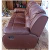 Image 2 : 3 person leather couch with 2 loungers 37 1/2"x7'2"x35"