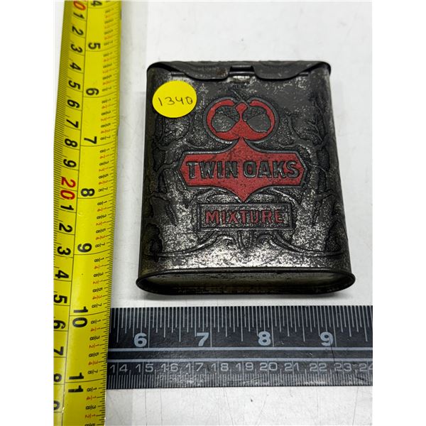 Pocket Size Tobacco Tin - Twin Oaks
