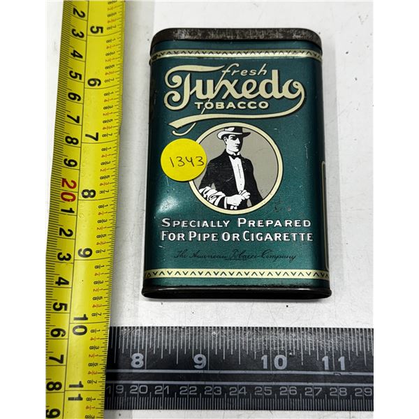 Pocket Size Tobacco Tin - Tuxedo