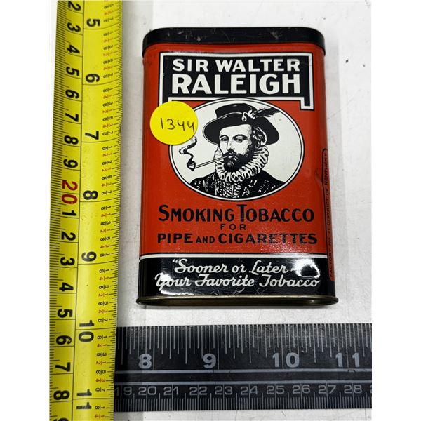Pocket Size Tobacco Tin - Sir Walter Raleigh