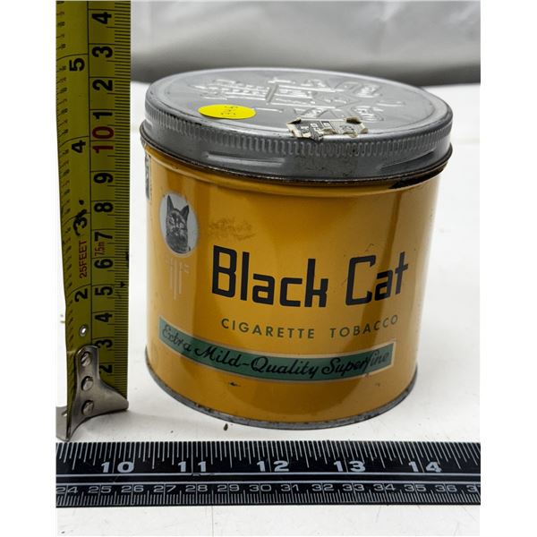 Tobacco Tin - Black Cat