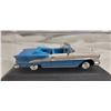 Image 2 : Blue 1955 Oldsmobile Super 88 diecast model in case