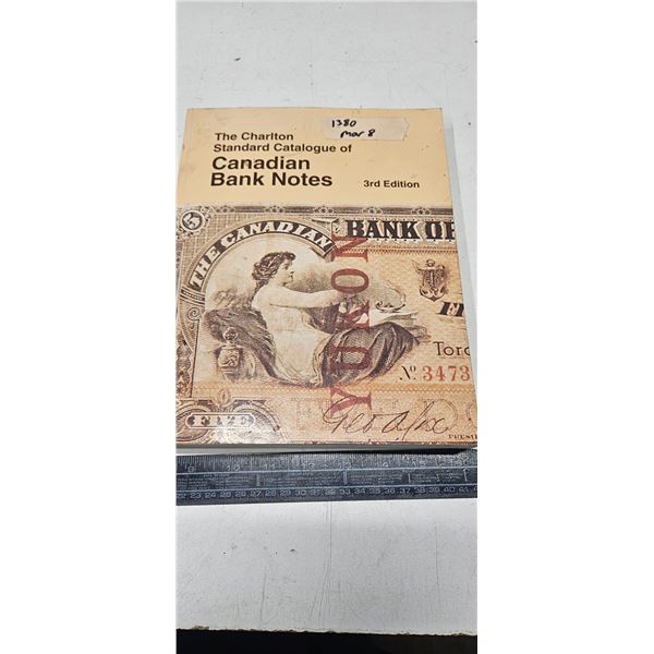 Charlton Standard Catalogue of Bank Notes 3rd Edition currency guide