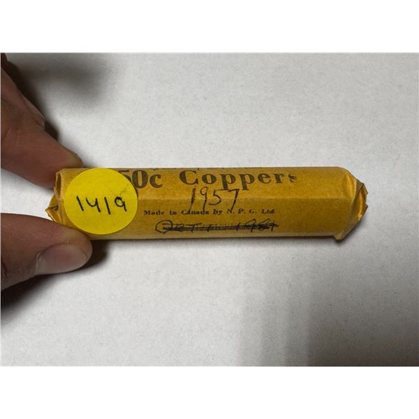 1957 Roll of Pennies
