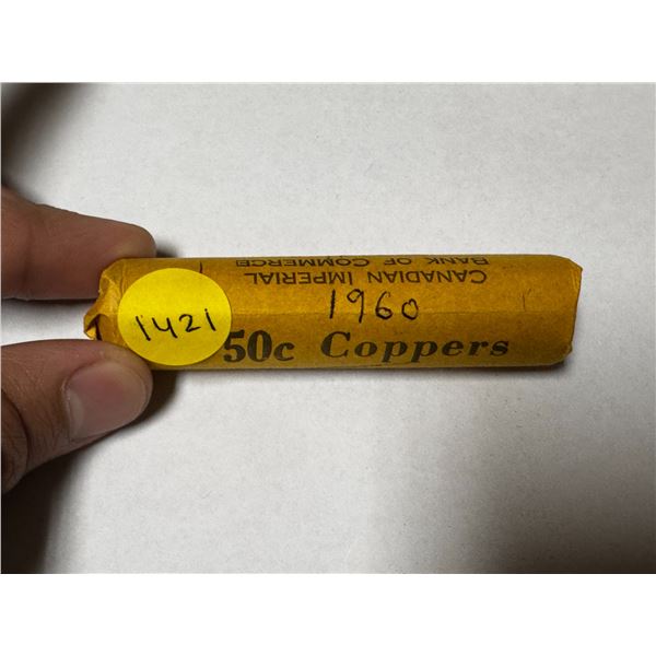 1960 Roll of Pennies