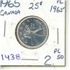 Image 1 : 1965 Canadian Twenty-Five Cent