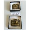 Image 1 : *OFFSITE* Two Pioneer 80th anniversary belt buckles (ser. #’s 012771 and 014312)