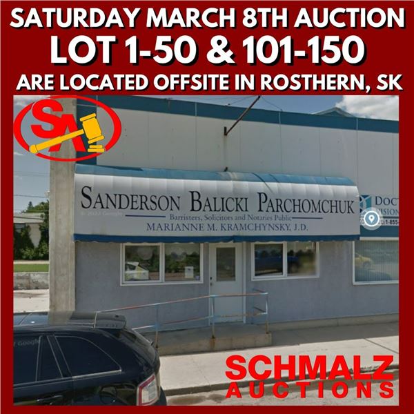 LOTS 1-50 & 101-150 ARE LOCATED OFFSITE IN ROSTHERN