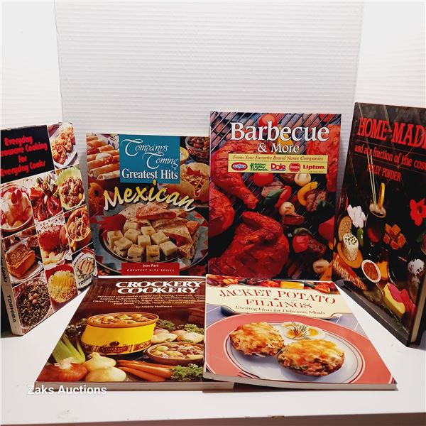 Lot of 6 Cooking Books