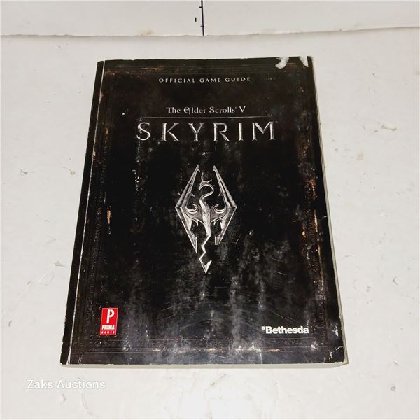 Official Game Guide, The Elder Scrolls V Skyrim, Bethesda