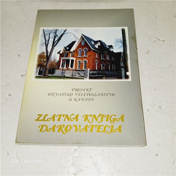 Glavni coditelj projekta, Zlatna Knjiga Darovatelja,
