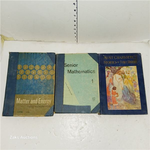 Matter and Energy, Senior Mathematic 1, Aunt Charlotte Stories of Bible History