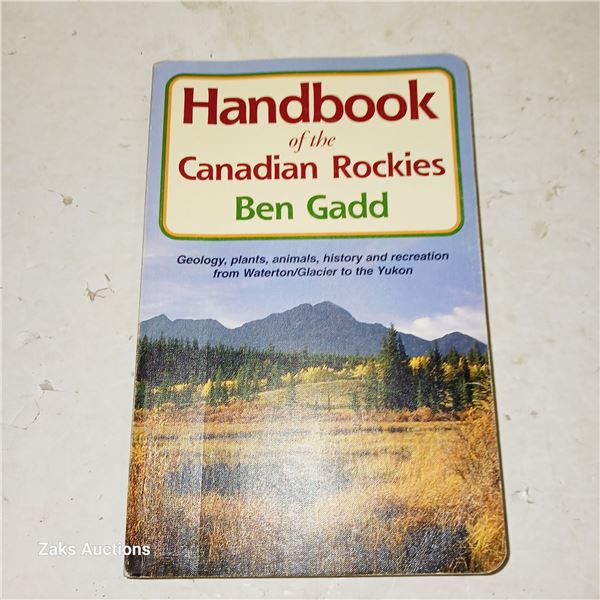 Handbook fo the Canadian Rockies, Ben Gadd