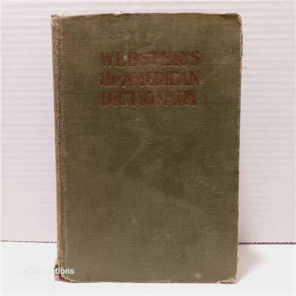 Websterâ€™s New American Dictionary