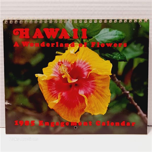 Hawaii A Wonderland Of Flowers - 1965 Engagement Calendar
