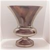 Image 1 : Large Flat Urn Base Brushed Silver